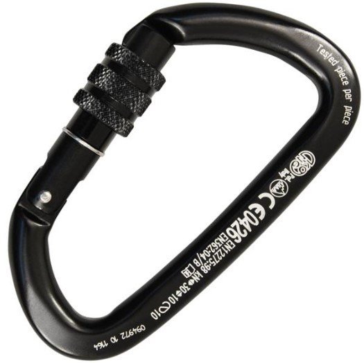 GUIDE SCREW SLEEVE (VİDALI 30 kN ALÜMİNYUM D KARABİNA)