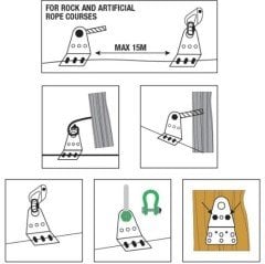 ZAZA2 VIA (MACERA PARKI ÇELİK HALAT YÖNLENDİRME VE MONTAJ PARÇASI)