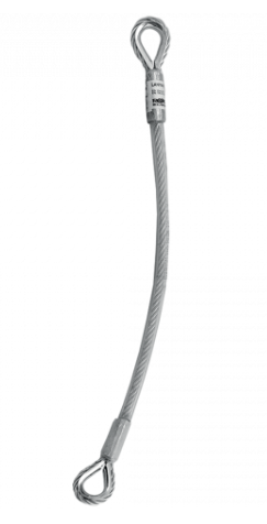 LANYARD SARA (80 CM ÇELİK ŞEFFAF KORUMALI LANYARD)