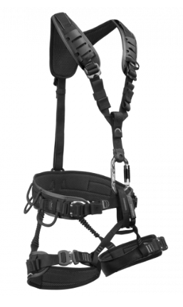 EQUİP LOCK BLACK (OTOMATİK ALÜMİNYUM TOKALI FULL BODY UZUN DUVAR TIRMANIŞ VE ARAMA KURTARMA KEMERİ )